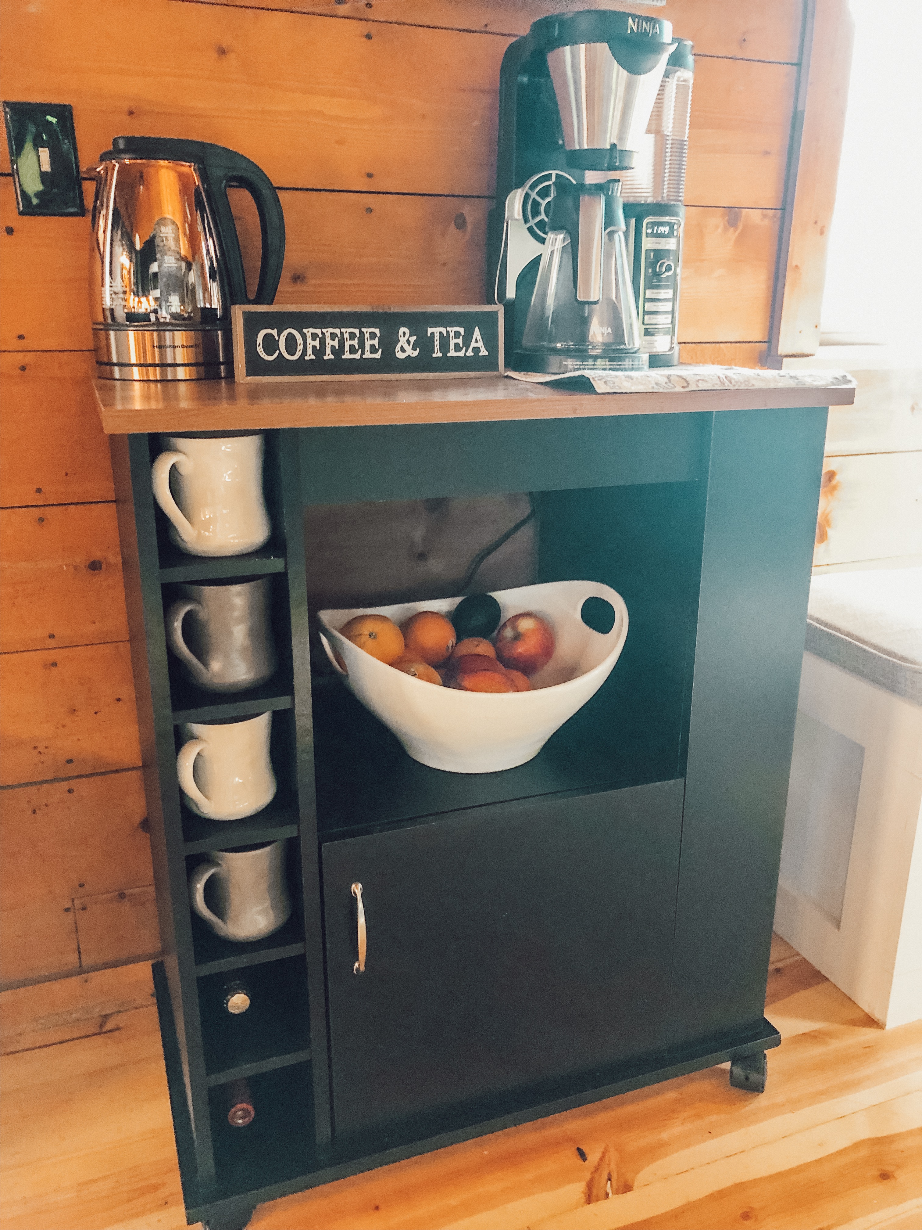 Need More Counter Space?  The Most Functional Coffee Bar for Small Spaces  – Life with Elizabeth